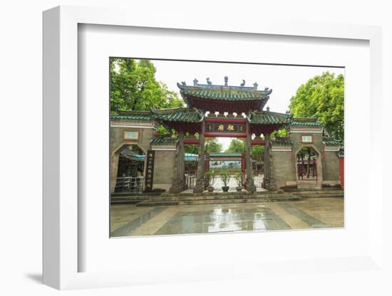 Summer Rain, Decorative Front Entry Gate, Foshan Ancestral Temple, Foshan, Near Guangzhou China-Stuart Westmorland-Framed Photographic Print