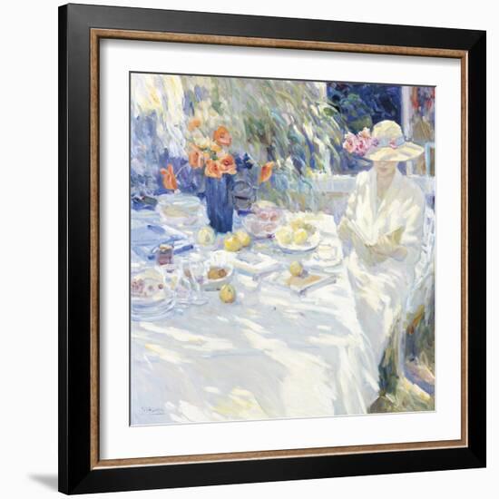 Summer Read-Malva-Framed Giclee Print