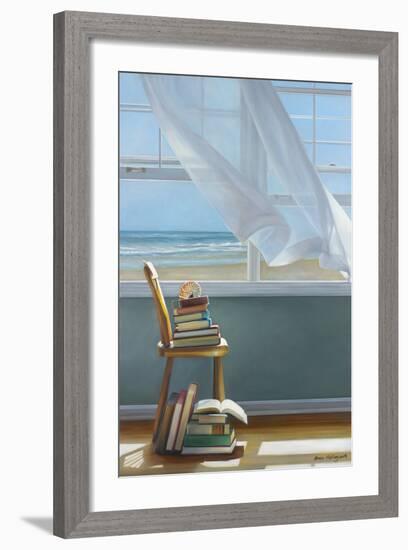 Summer Reading List-Karen Hollingsworth-Framed Art Print