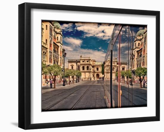 Summer Reflection Glide-Felipe Rodriguez-Framed Photographic Print