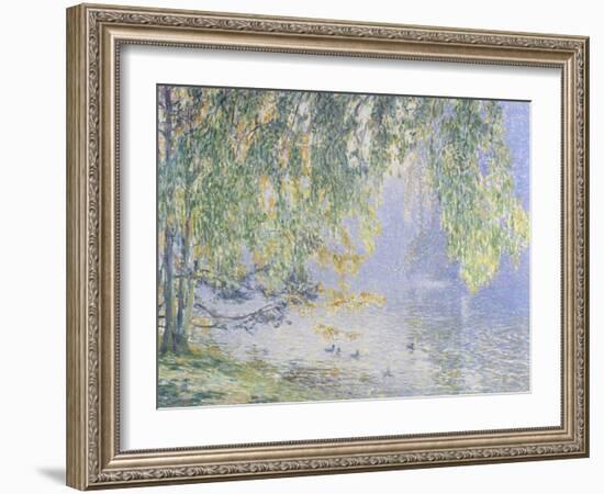 Summer Reflections-Fernand Lantoine-Framed Giclee Print