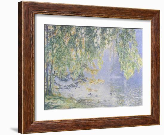 Summer Reflections-Fernand Lantoine-Framed Giclee Print