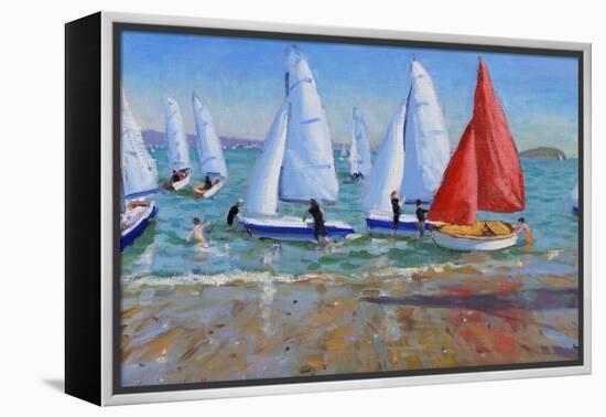 Summer Regatta, Abersoch, 2016-Andrew Macara-Framed Premier Image Canvas