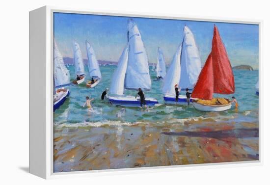 Summer Regatta, Abersoch, 2016-Andrew Macara-Framed Premier Image Canvas