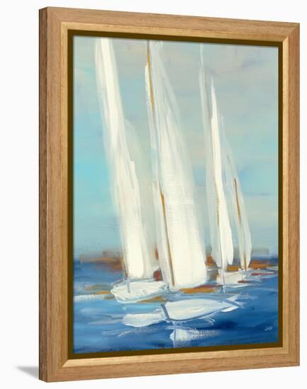 Summer Regatta II-Julia Purinton-Framed Stretched Canvas