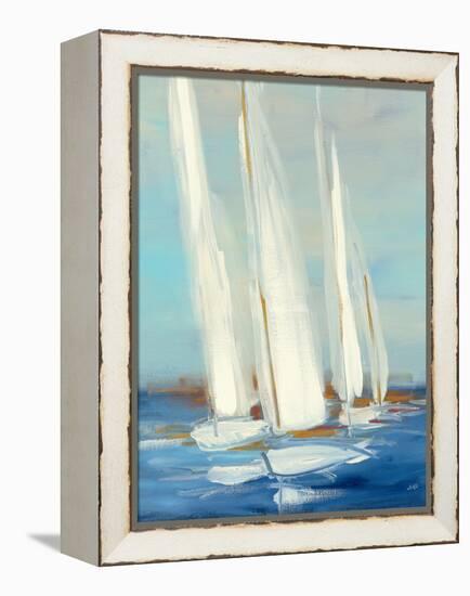 Summer Regatta II-Julia Purinton-Framed Stretched Canvas