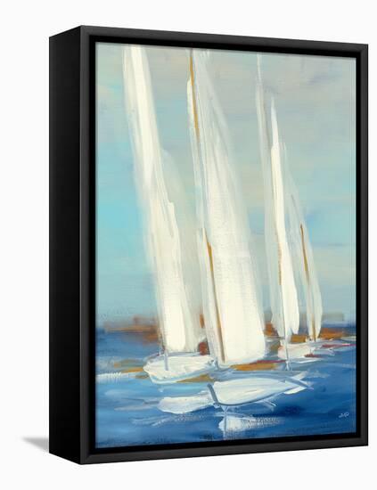 Summer Regatta II-Julia Purinton-Framed Stretched Canvas