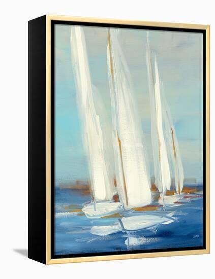 Summer Regatta II-Julia Purinton-Framed Stretched Canvas