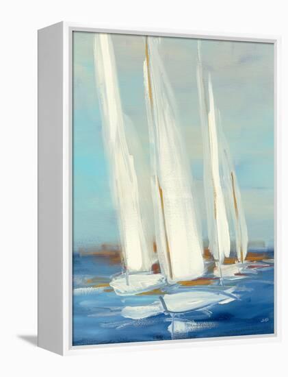 Summer Regatta II-Julia Purinton-Framed Stretched Canvas