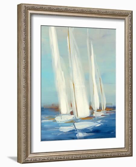 Summer Regatta II-Julia Purinton-Framed Premium Giclee Print