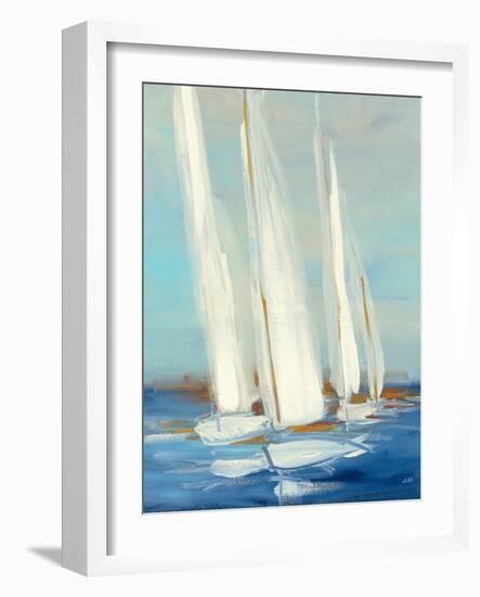 Summer Regatta II-Julia Purinton-Framed Premium Giclee Print