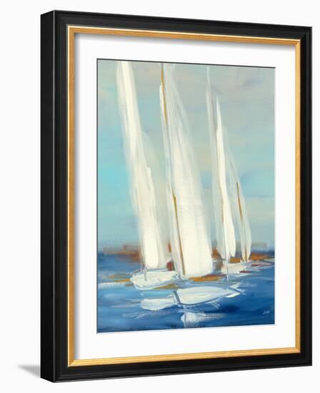 Summer Regatta II-Julia Purinton-Framed Premium Giclee Print