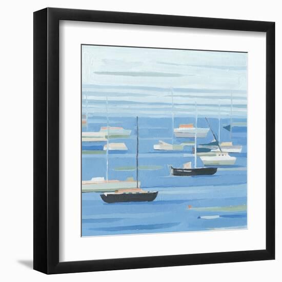 Summer Regatta II-Emma Scarvey-Framed Art Print