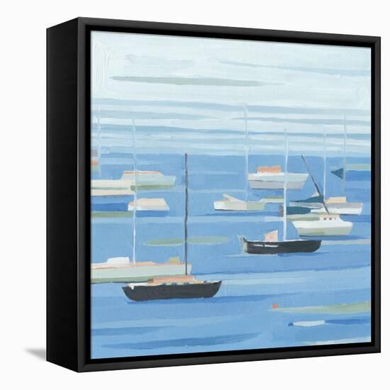 Summer Regatta II-Emma Scarvey-Framed Stretched Canvas