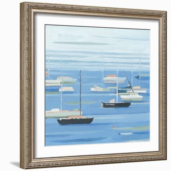 Summer Regatta II-Emma Scarvey-Framed Art Print