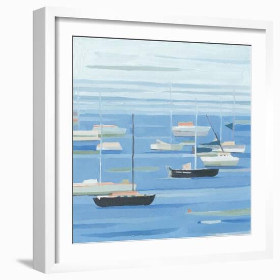 Summer Regatta II-Emma Scarvey-Framed Art Print