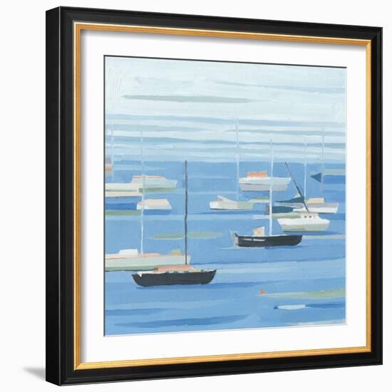 Summer Regatta II-Emma Scarvey-Framed Art Print