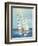 Summer Regatta III Stripes-Julia Purinton-Framed Premium Giclee Print