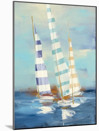 Summer Regatta III Stripes-Julia Purinton-Mounted Art Print