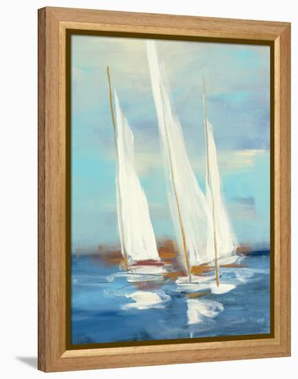 Summer Regatta III-Julia Purinton-Framed Stretched Canvas