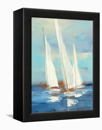 Summer Regatta III-Julia Purinton-Framed Stretched Canvas