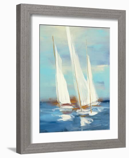 Summer Regatta III-Julia Purinton-Framed Premium Giclee Print