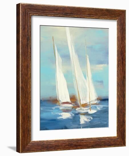 Summer Regatta III-Julia Purinton-Framed Premium Giclee Print