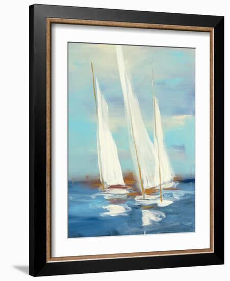 Summer Regatta III-Julia Purinton-Framed Premium Giclee Print