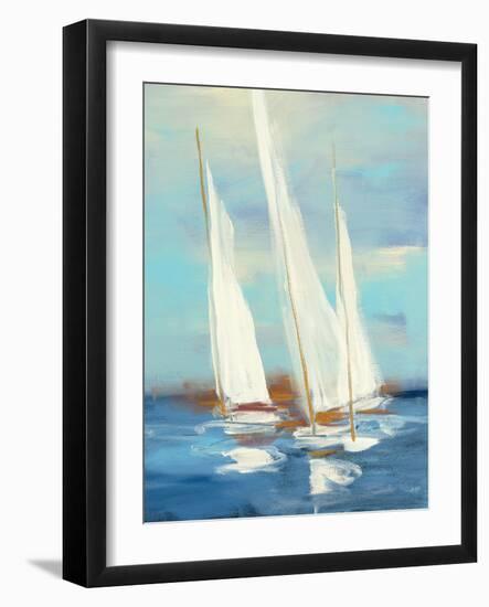 Summer Regatta III-Julia Purinton-Framed Premium Giclee Print