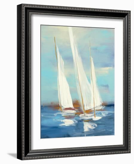 Summer Regatta III-Julia Purinton-Framed Premium Giclee Print