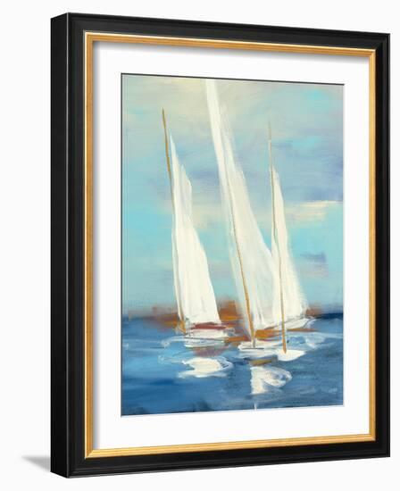 Summer Regatta III-Julia Purinton-Framed Premium Giclee Print