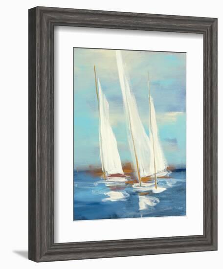 Summer Regatta III-Julia Purinton-Framed Art Print