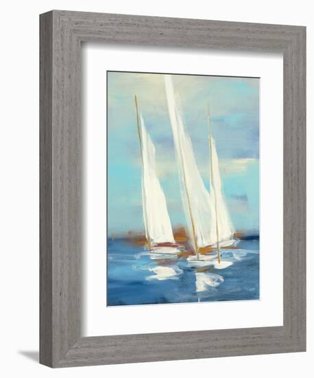 Summer Regatta III-Julia Purinton-Framed Art Print