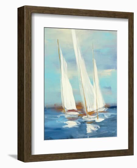 Summer Regatta III-Julia Purinton-Framed Art Print