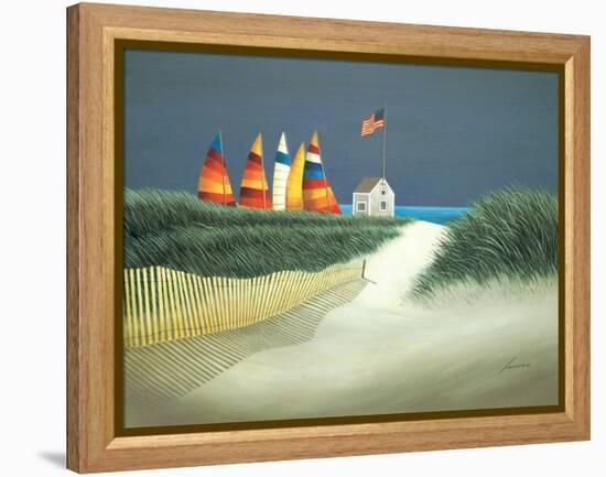 Summer Rentals-Lowell Herrero-Framed Stretched Canvas