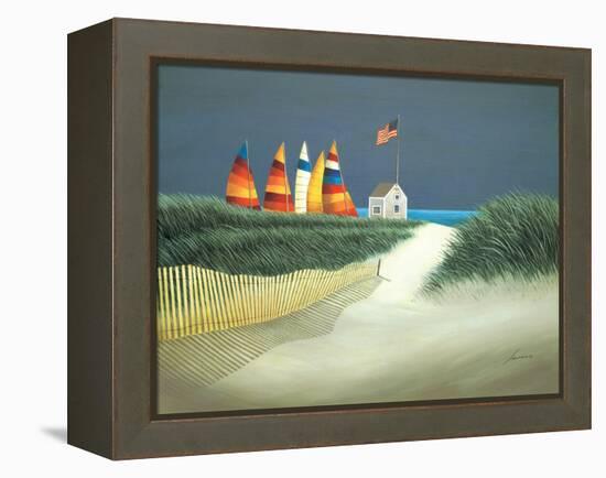 Summer Rentals-Lowell Herrero-Framed Stretched Canvas