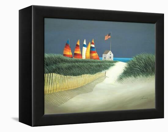 Summer Rentals-Lowell Herrero-Framed Stretched Canvas