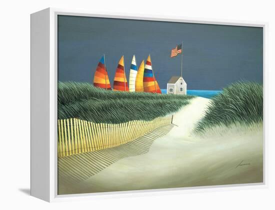 Summer Rentals-Lowell Herrero-Framed Stretched Canvas