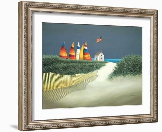 Summer Rentals-Lowell Herrero-Framed Art Print