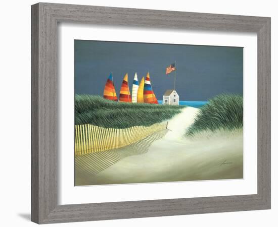 Summer Rentals-Lowell Herrero-Framed Art Print