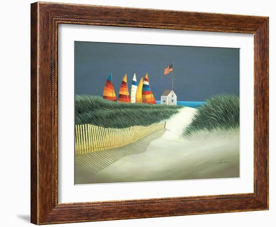 Summer Rentals-Lowell Herrero-Framed Art Print