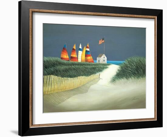 Summer Rentals-Lowell Herrero-Framed Art Print