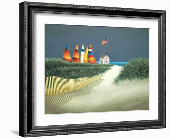 Summer Rentals-Lowell Herrero-Framed Art Print