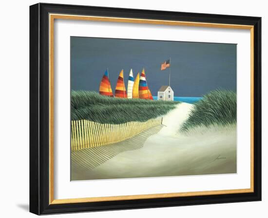 Summer Rentals-Lowell Herrero-Framed Art Print