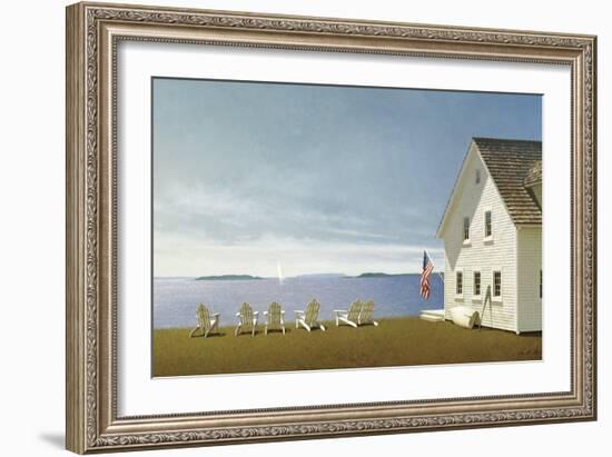 Summer Retreat-Zhen-Huan Lu-Framed Giclee Print