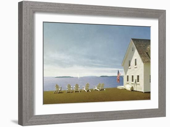 Summer Retreat-Zhen-Huan Lu-Framed Giclee Print