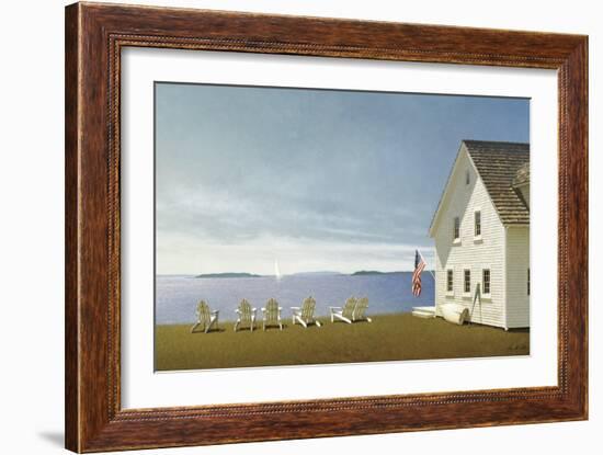 Summer Retreat-Zhen-Huan Lu-Framed Giclee Print