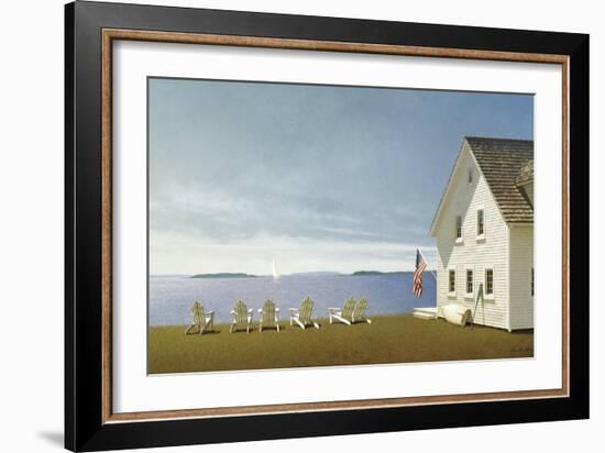 Summer Retreat-Zhen-Huan Lu-Framed Giclee Print