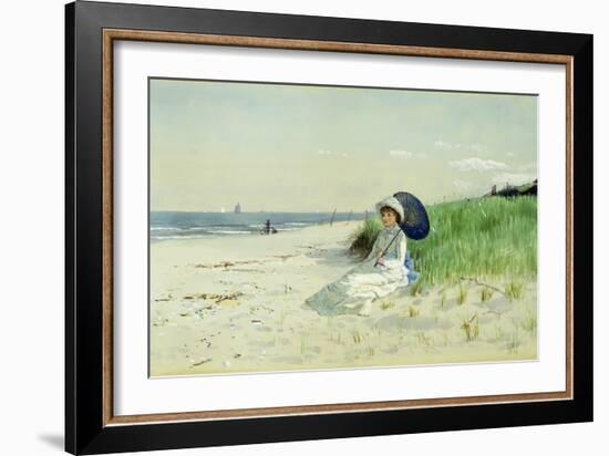 Summer reverie watercolor-Alfred Thompson Bricher-Framed Giclee Print