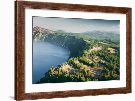 Summer Rim Shot, Southern Oregon, Crater Lake National Park-Vincent James-Framed Photographic Print